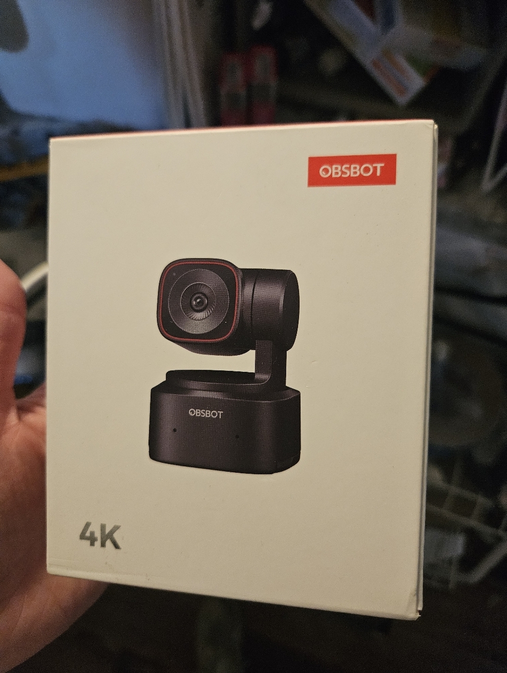 NEW IN BOX OBSBOT Tiny 2 Lite 4K Webcam for PC, AI Tracking PTZ Streaming Camera